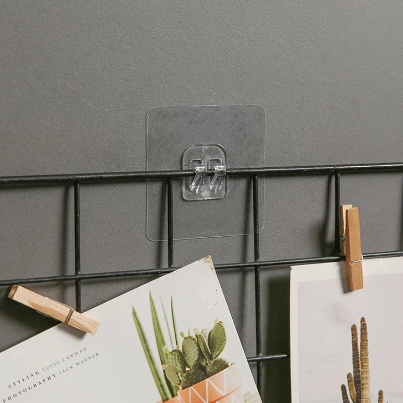 Waterproof Strong Adhesive Hook Shelf Sticker for Bathroom Kitchen Wall Shelf Rack Kitchen Sticking Wall Screw Hook Storage rack