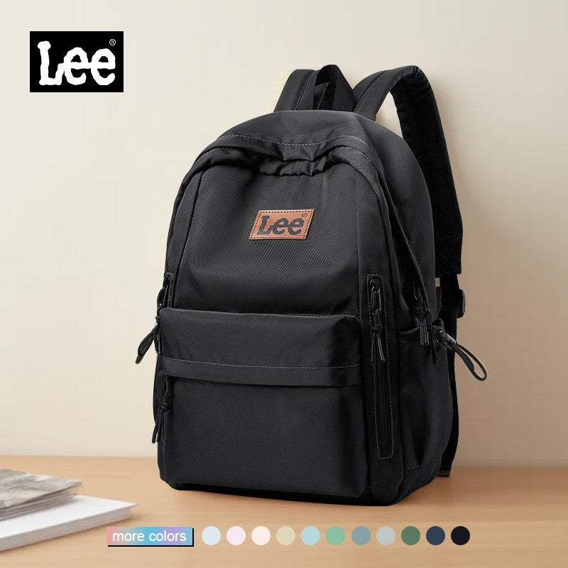 LEE Lightweight 16 Inch Laptop Backpack Women Man Oxford Middle High School Bag Large Capacity Teenage College Student Schoolbag