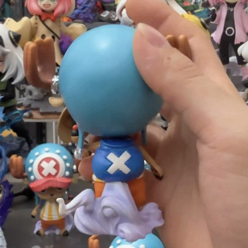 ONE PIECE Hot Sell 10cm Anime Figures Tony Tony Chopper Figure Cute PVC Statue Collection Model Birthday Gifts Custom Toy Gift