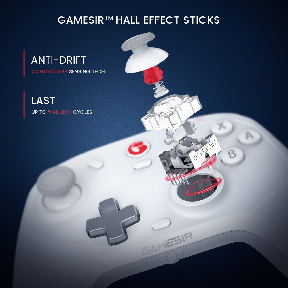 GameSir Cyclone Pro Wireless Switch Controller Bluetooth Gamepad with Hall Effect for Nintendo Switch iPhone Android Phone