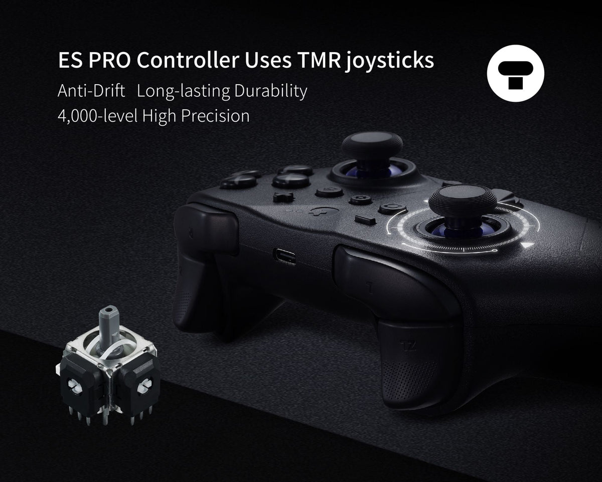 Gulikit ES/ES PRO Wireless Controller For Nintendo switch 2 ,Bluetooth,for Windows, Android ,iOs Game Accessories?BLACK/white