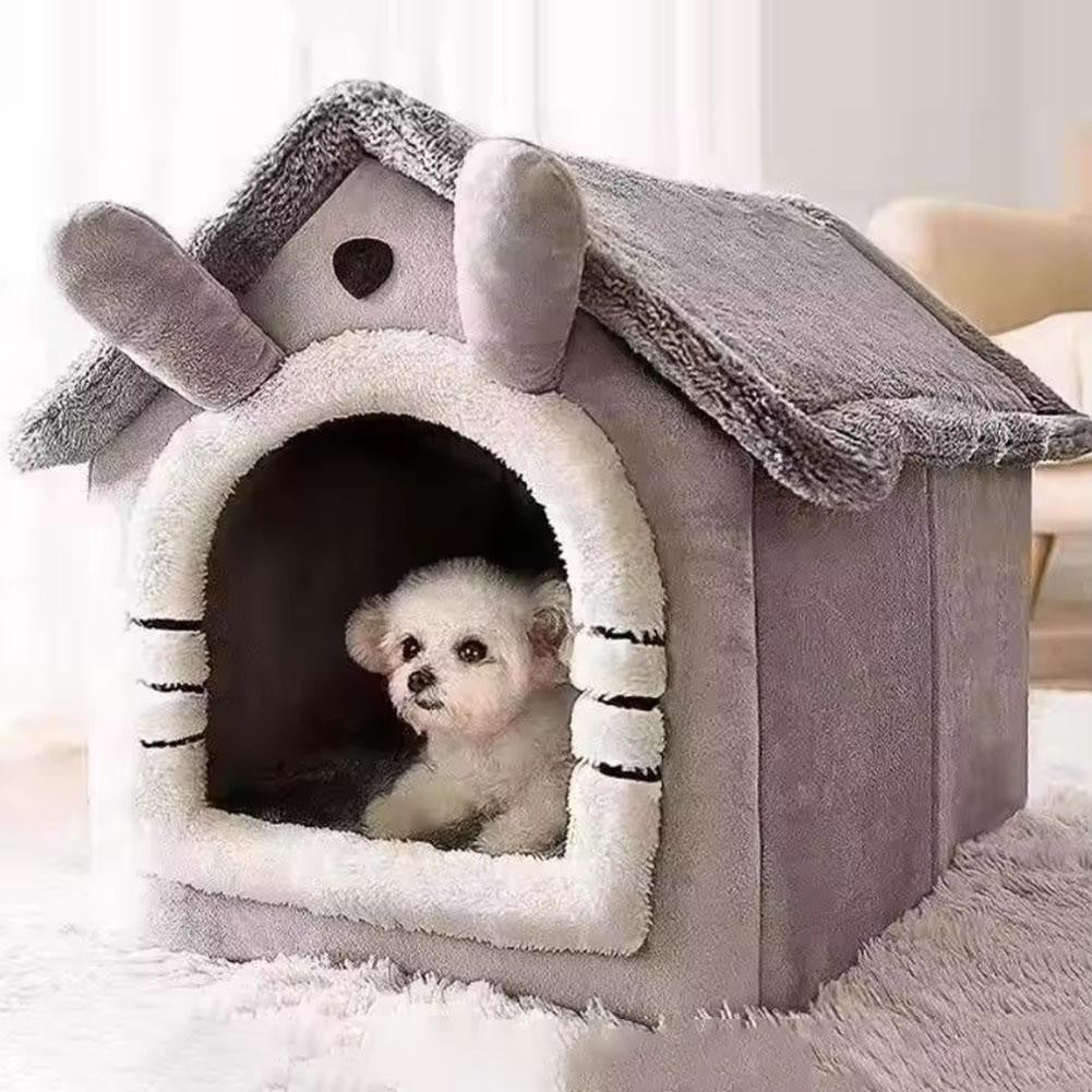 Thickened Pet Warm House Cat And Dog House Winter Warm Universal For All Seasons Detachable And Washable Cute New Comfortable