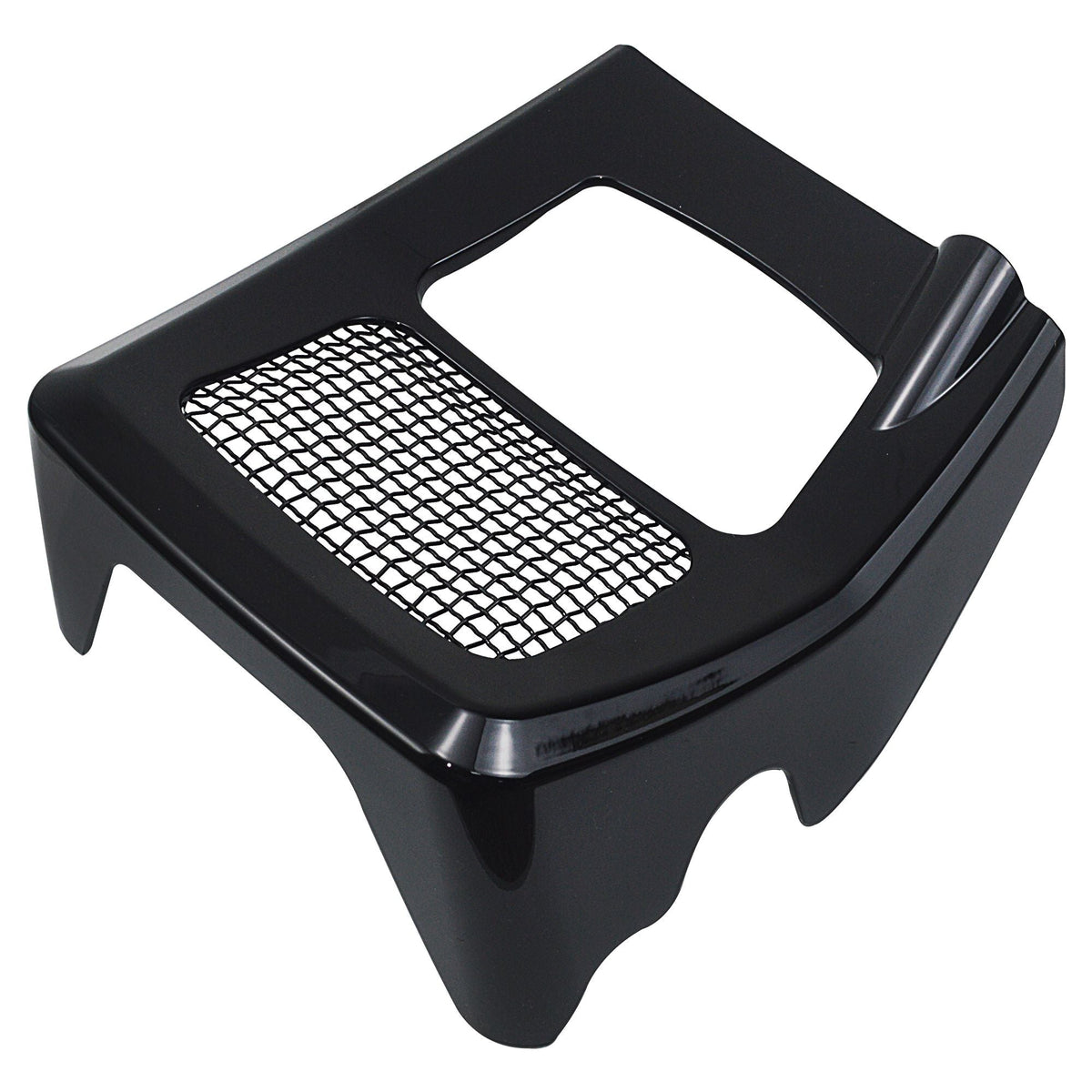 Motorcycle Fairing Front Spoilers Radiator Chin Cover For Harley Road King Electra Street Glide FLHR FLTRX 17-2025 Glossy Black