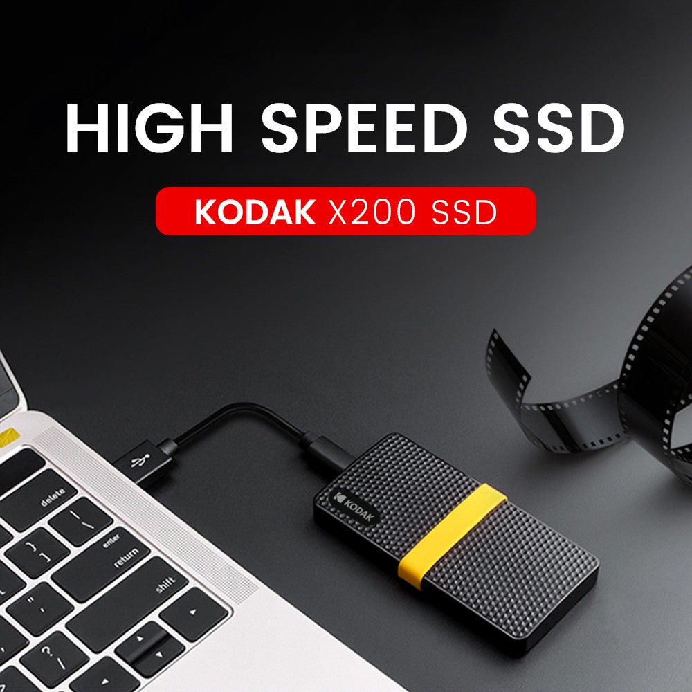 KODAK USB3.1 GEN2 SSD 1TB External Hard Drive 128GB 256GB 512GB 1TB Solid state Mini PSSD For PC laptops disco duro externo