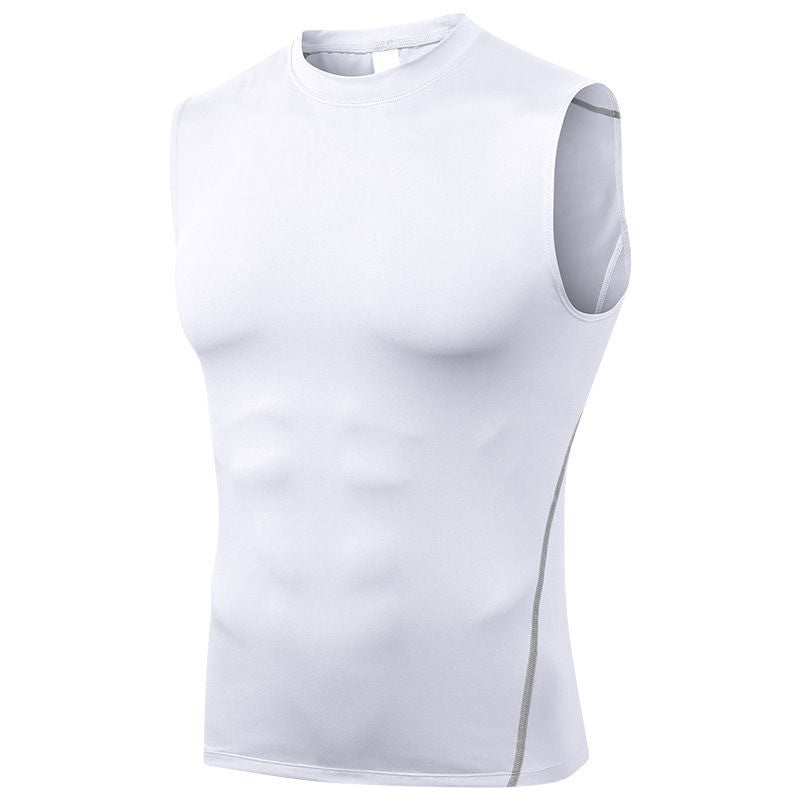 1pcs Men Vest Running Shirt Boys Soccer Shirts Men's Jersey Sportswear Mens Jogging Quick Dry Compression Fitness Top clothe