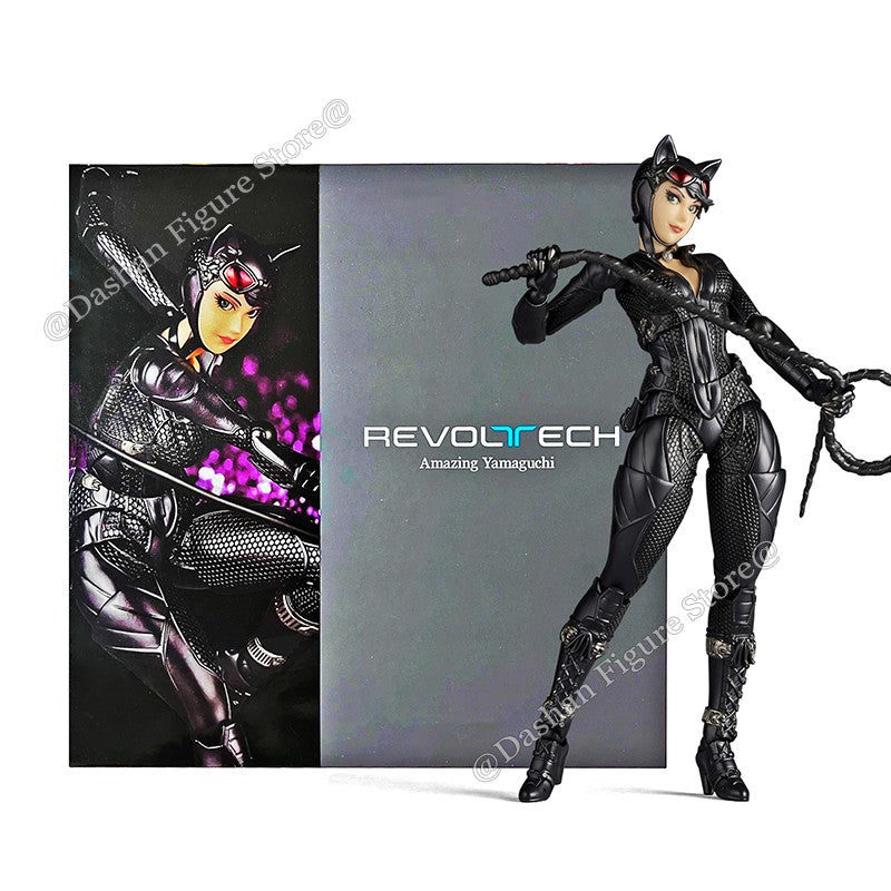 Amazing Yamaguchi Catwoman Selina Kyle Action Figure Kaiyodo Revoltech Figures Collection 15cm Comic The Cat Woman Model Toys