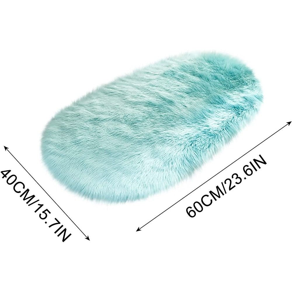 Area Rugs for Living Room Super Soft Faux Sheepskin Area Rugs for Bedroom Floor Shaggy Plush Carpet Faux Rug Bedside Rugs