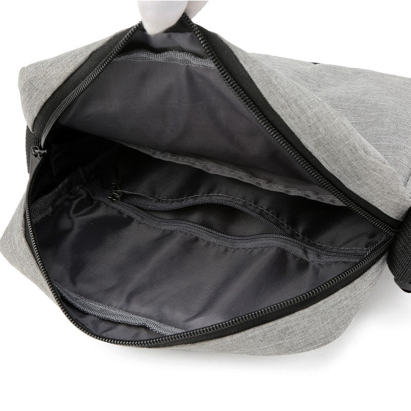 Unisex square bag, Men's and Women's single shoulder crossbody bag, backpack, Korean version, travel business shoulder bag