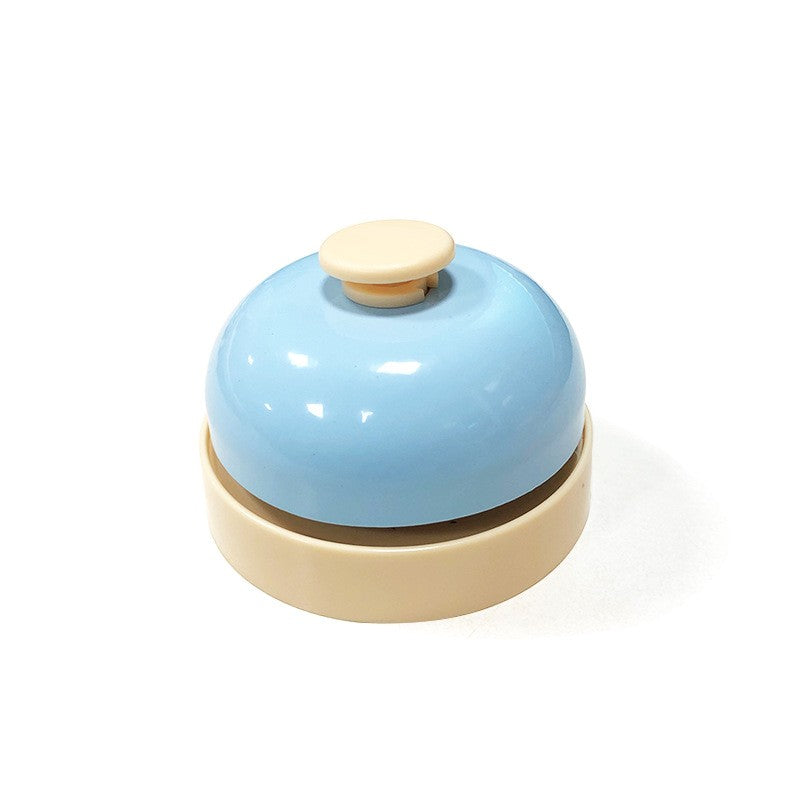 Baby Metal Ring Bell Sound Toy for Infant Auditory Stimulus Colorful Desk Bell Game Call Bell Pet Summon Ring Children Aids