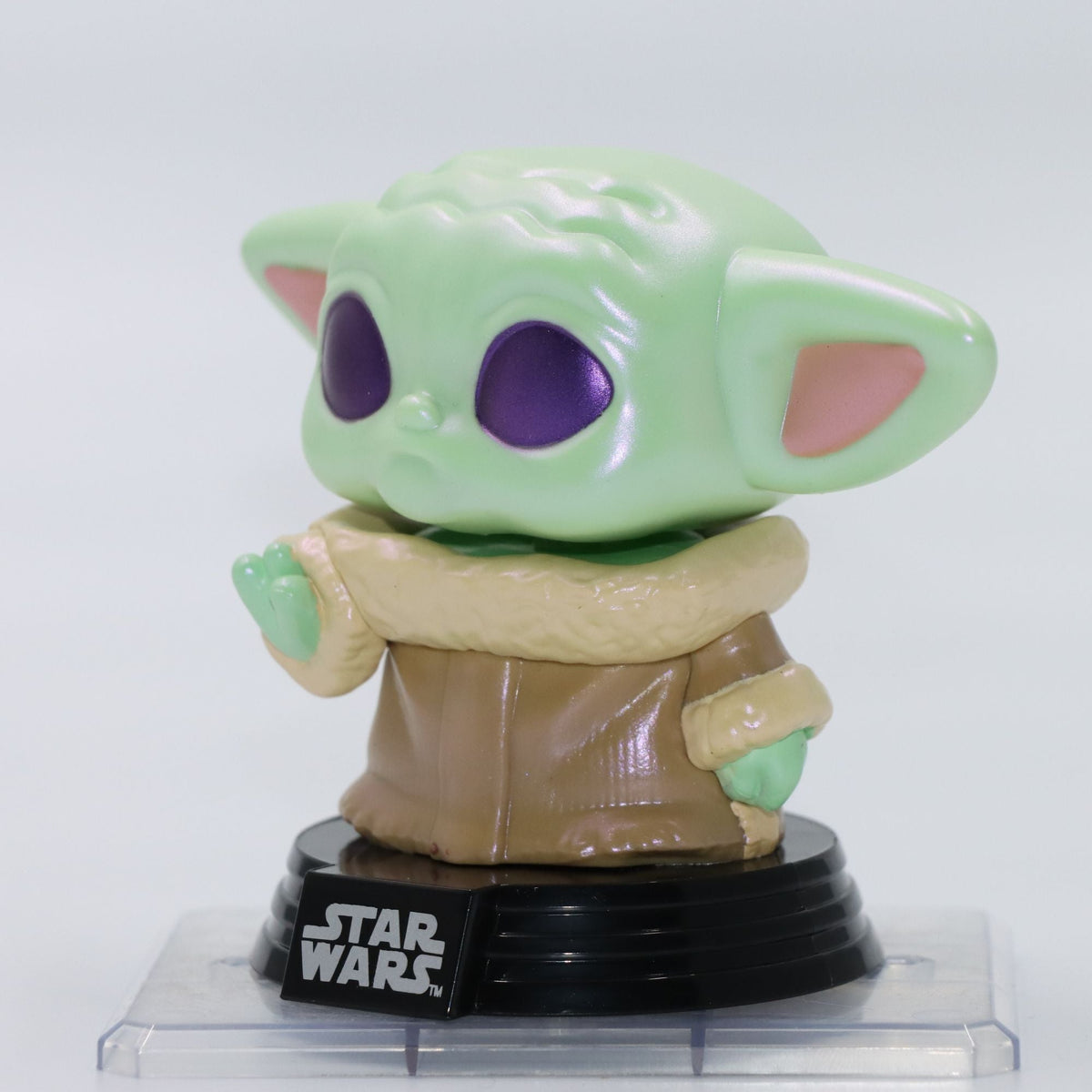 Original Funko Pop Star Wars The Mandalorian Grogu #733 Official Collectible Vinyl Action Figure Desktop Decor Model Toy Gift