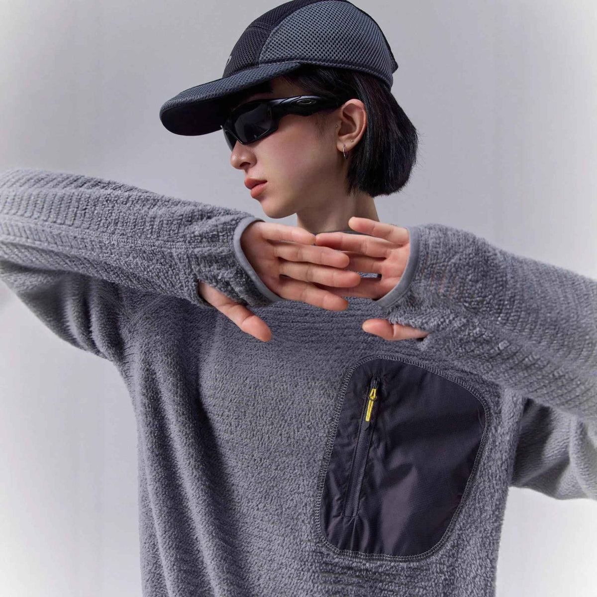 Mr. Song Original Outdoor Ultra-Light Lock Heat Breathable Loose Casual Hoodie Base Shirt for Men And Women