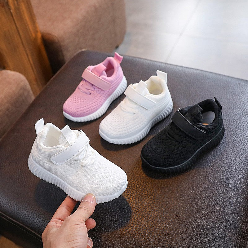 Spring Kid Shoes New Fashion Versatile Girl Sneakers Comfort Soft Sole Anti Slip Simple Boy Shoe Breathable Classic Casual Shoes