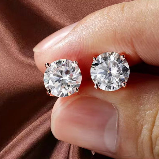 Ten Carats Moissanite Drop Earrings for Women, Elegant Hexagon Cut Dangle Jewelry, Luxury Gift for Anniversary and Parties