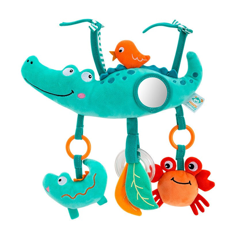 Baby Baby Stroller Arch Toys Car Seat Activity Hanging Toy Infant Soft Plush with Sound Wind Chimes Dolls for Babie Newborn Gift