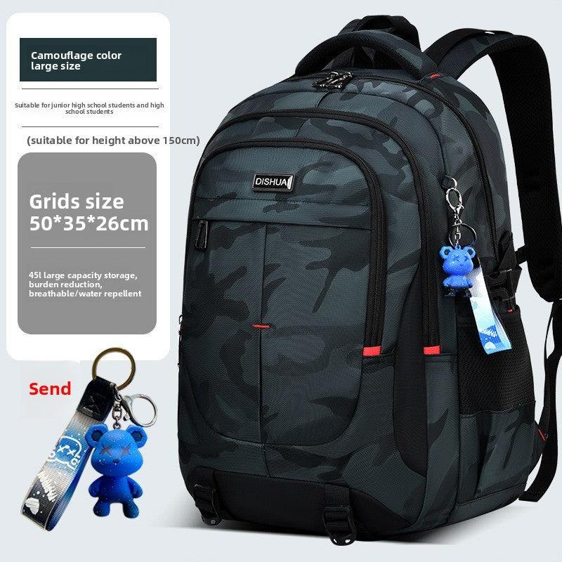 2025 new camouflage Outdoor travel backpack for men 2 size Rucksack for male High capacity school bag for college student Boys