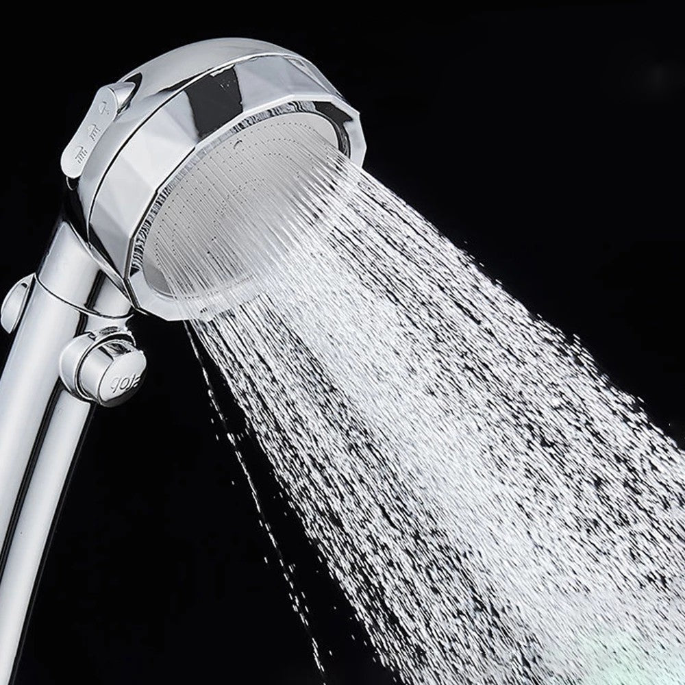 3 Spray Setting with ON/OFF Pause Switch 360 Degrees Rotating Handheld Shower Head Adjustable Water Saving Shower Head