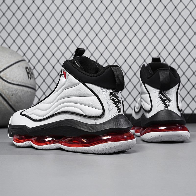 Men's Basketball Shoes Breathable Cushioning Non-Slip Wearable Runing Shoes Gym Training Athletic Basketball Sneakers for Women