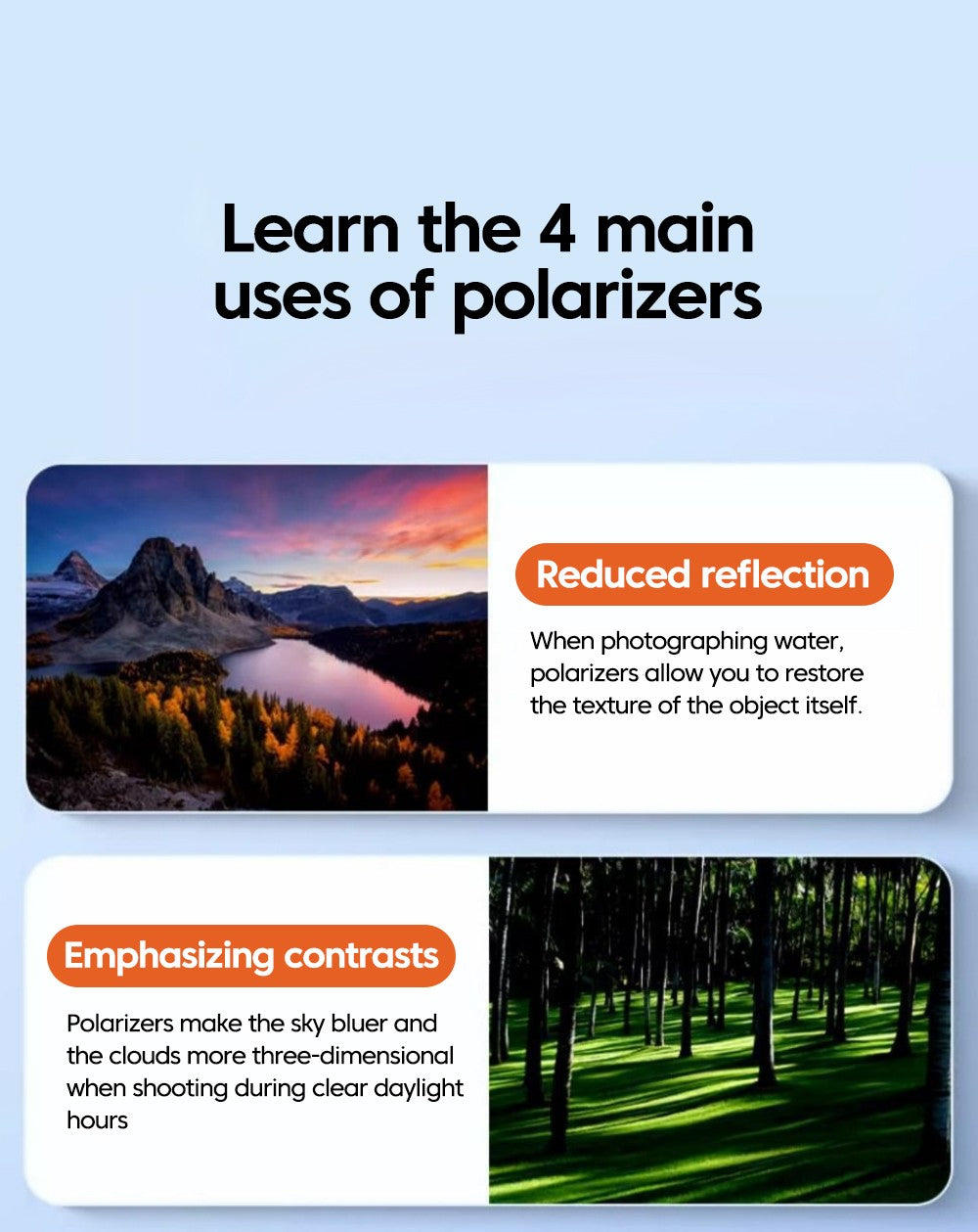 52mm CPL Universal With Clip Mobile Phone Lens Circular Polarizing Filter For iPhone Samsung smartphones