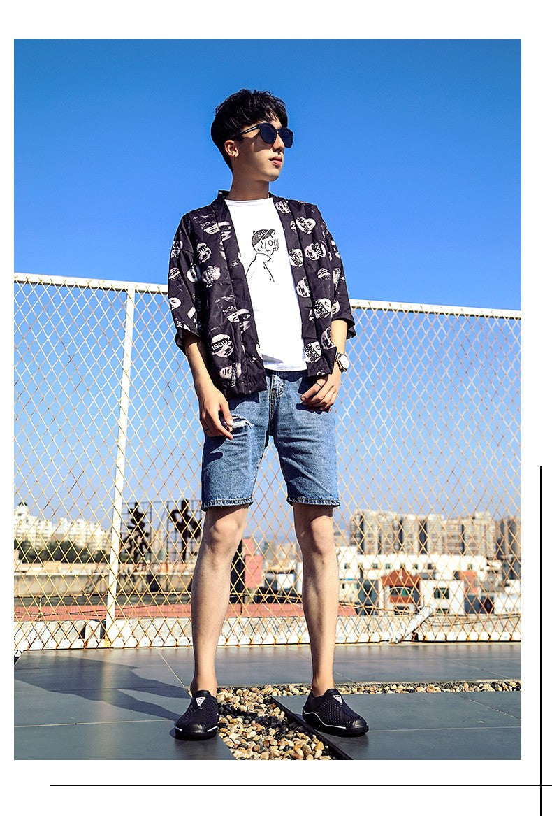 2025 Breathable Summer Men Slippers Outdoor Water Shoes Hollow Ultra Light Beach Shoes Casual Men Sandals Black Garden Shoes