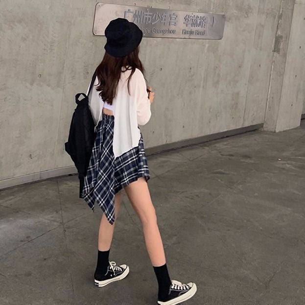 JK Women Black White Knee High Lolita Socks Lady Girls Over Knee Cute Long Sock Thin Breathable Solid Color Stockings For Women