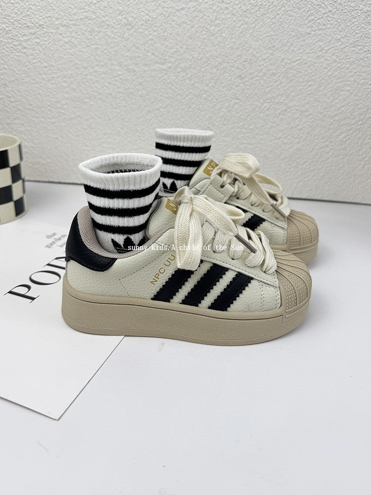 2025 Spring New Korean Style Sports Training Shoes for Kids Boys and Girls Breathable Sneakers