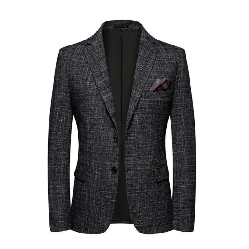 2025 Men's Slim Fit Business Casual Blazer High Quality Fashion All-in-One Banquet Korean Style Handsome Trend for All Seasons