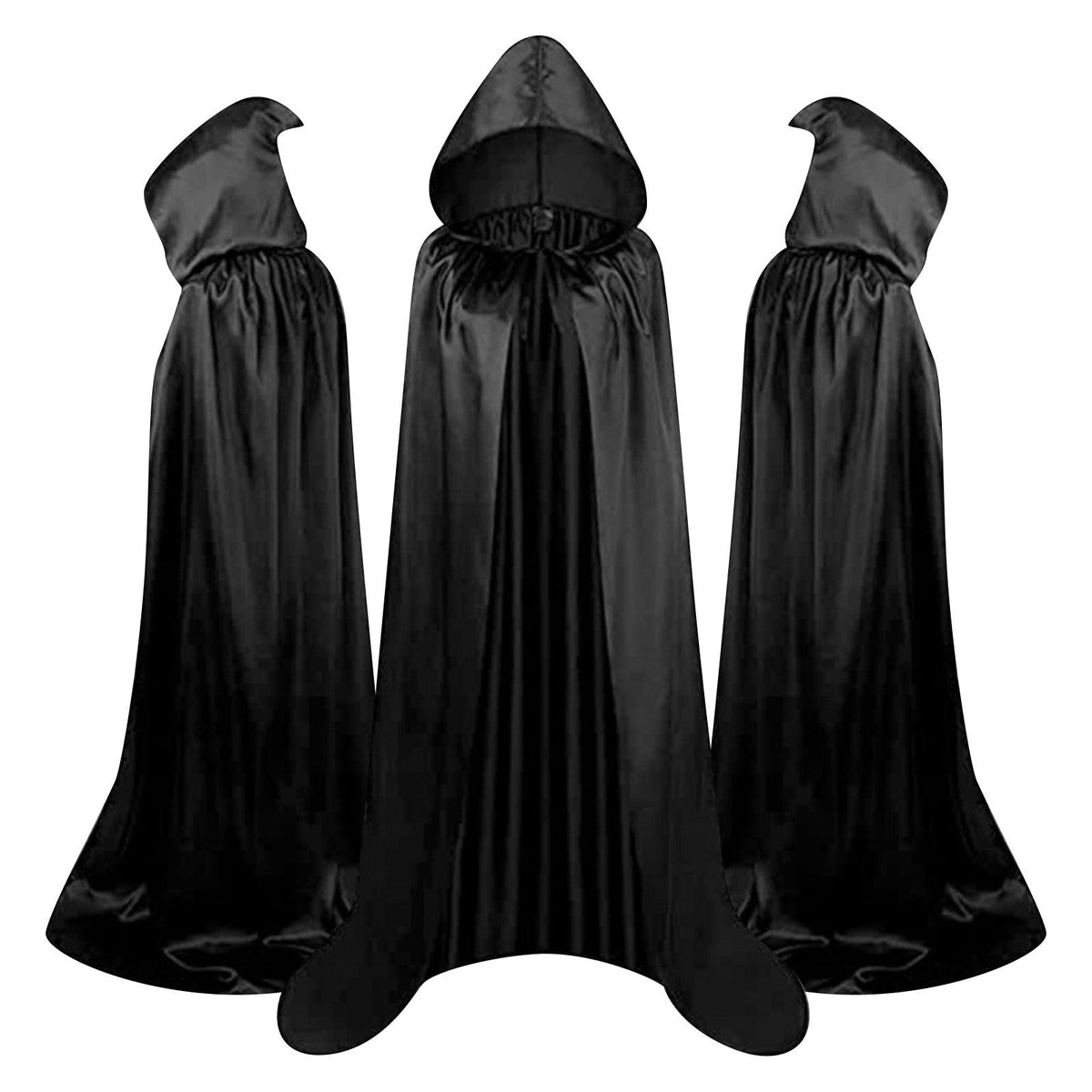 Halloween Cape Classic Fashion Stand-Up Tie Hood Death Cape Masquerade Party Cosplay Cloak Costumes Accessories Props