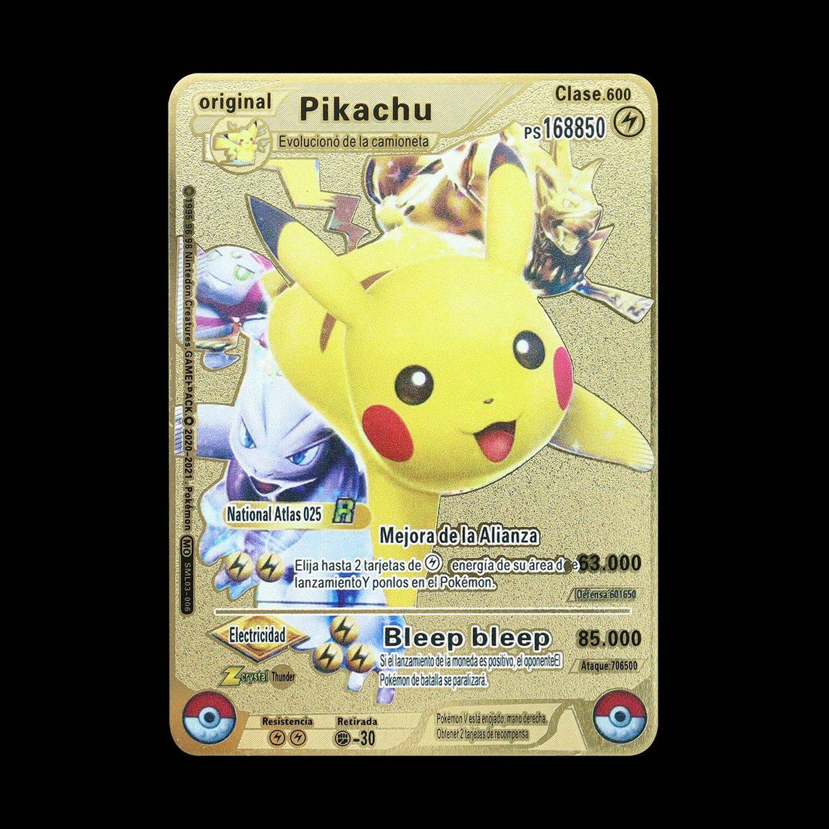 Pokemon 183200 Points High Hp Gold Black English French Metal Cards Vmax Mega GX Game Collection Cards Charizard Pikachu Mewtwo