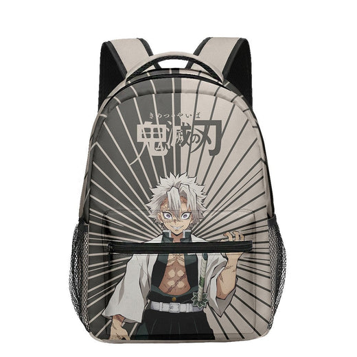 Anime Demon Slayer Tanjiro Nezuko 3D Printed Backpack for College Students Large School Bag 15 Inch Laptop Bag Middle School