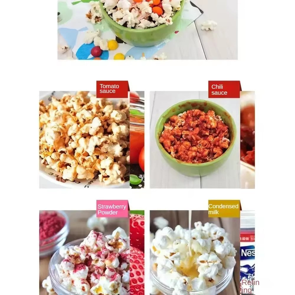 XEOLEO Electric Popcorn Machine 330W Small household Popcorn Maker Corn Popper DIY Creativity For Children