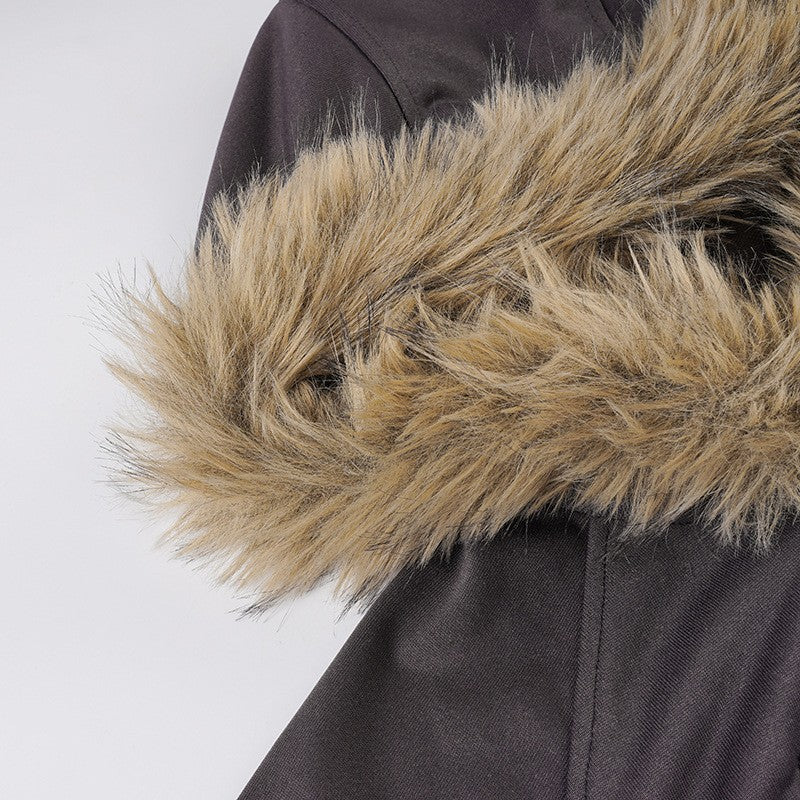 2025 New Autumn Winter Hooded Jackets Fashion Women Long Sleeve Slim Y2K Zipper Vintage Coats High Street Fleece Pocket Outwear