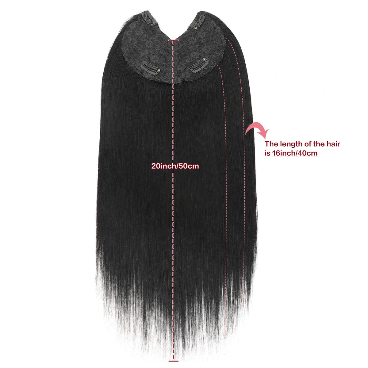 V Shape Clip In Human Hair Extensions Invisible Brown Blonde Highlight Toppers For Women Straight Brazilian Remy Hair 16Inch