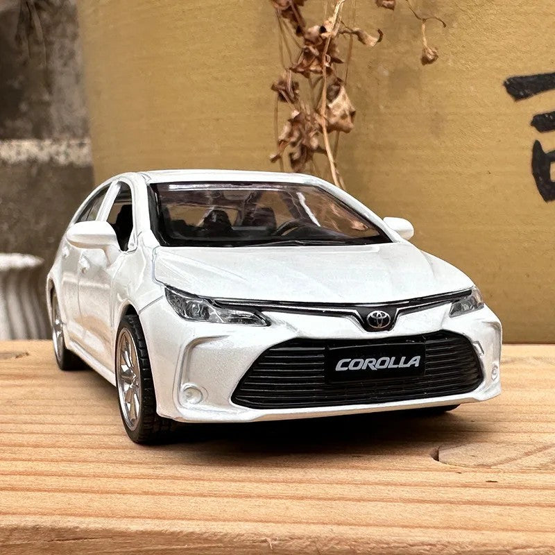 1:43 Corolla Alloy Car Model Diecasts & Toy Vehicles Miniature Scale Model Car For Children Collection Ornaments Birthday Gifts