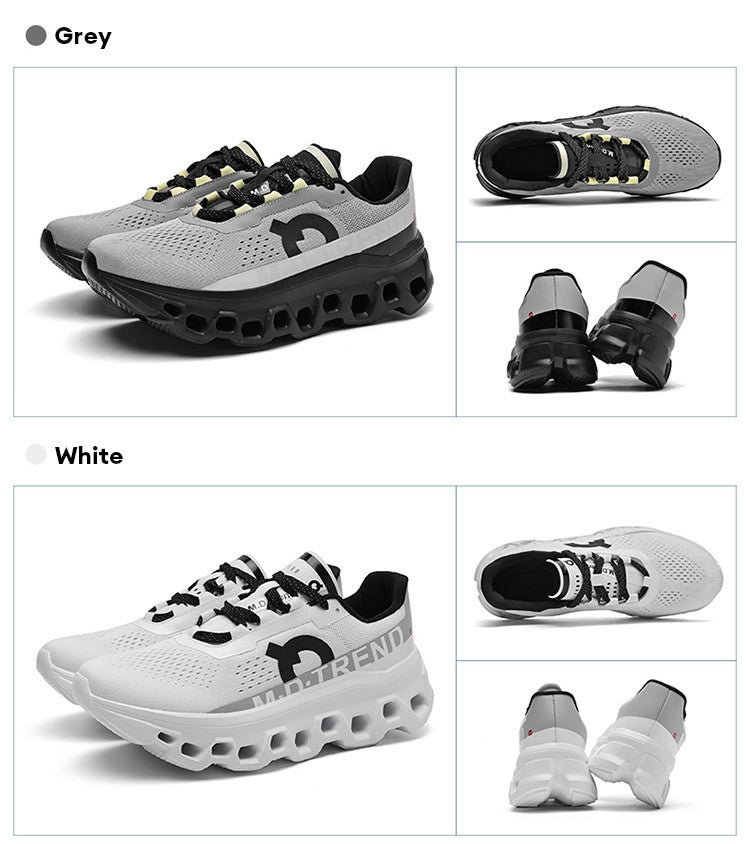 Men's Cushioning Running Shoes Lightweight Athletic Casual Sneakers Male Non-Slip Sports Shoes Outdoor Travel Walking Shoes