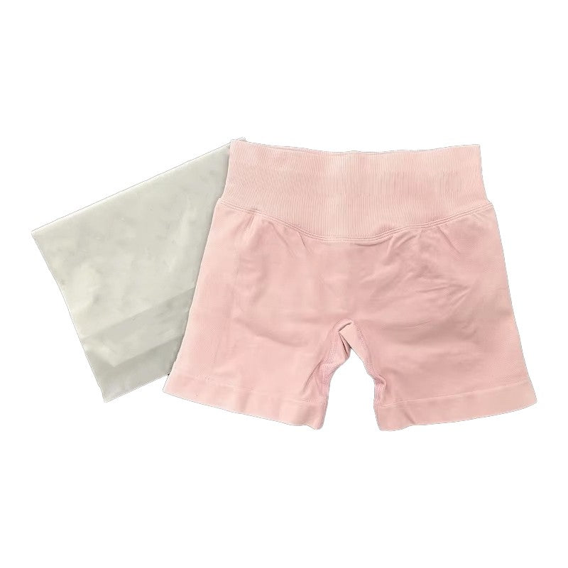 D-logo Impact Shorts Seamless Scrunch Bum Workout Gym Shorts Low Ribbed Waist Band Yoga Short Booty Hight Stretch Running shorts