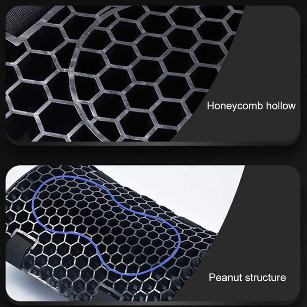 Pressure Relief Anti Slip Universal Comfortable Seat Cover Motorcycle Seat Cushion Gel Honeycomb Motorbike Accessories