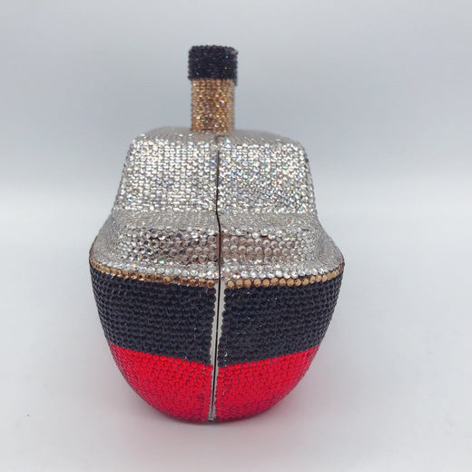 XIYUAN Ship Crystal Clutch Purse Red Blue Gold Women Gems Evening Party Bag Wedding Bridal Minaudiere Purses Rhinestones Handbag