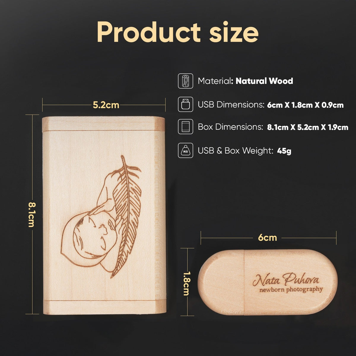 JASTER USB Flash Drive 2.0 128GB Memory Stick Wooden/bamboo Free Logo Pendrive 4GB 8GB 16GB 32GB 64GB Pen Drive Wedding Gifts