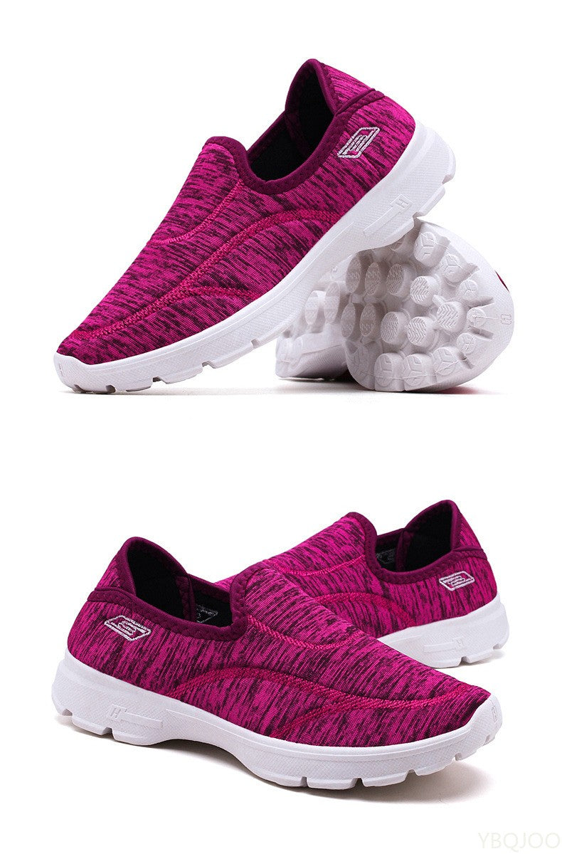 New Women's light Shoes Soft soled Breathable Sneakers Casual middle elderly shoe Couple's Anti slip comfort shoes Zapatos Mujer