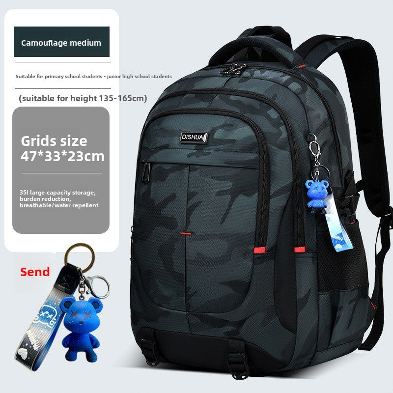 2025 new camouflage Outdoor travel backpack for men 2 size Rucksack for male High capacity school bag for college student Boys