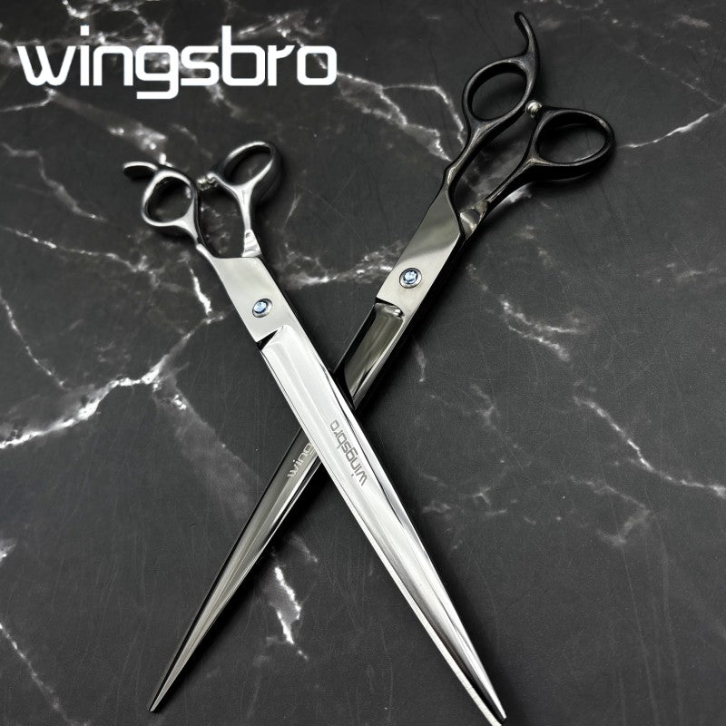 wingsbro 9 inch Professional Pet Dog Grooming Shear Pet Shop Scissors for Dog Hair Groomer Dog Stylist