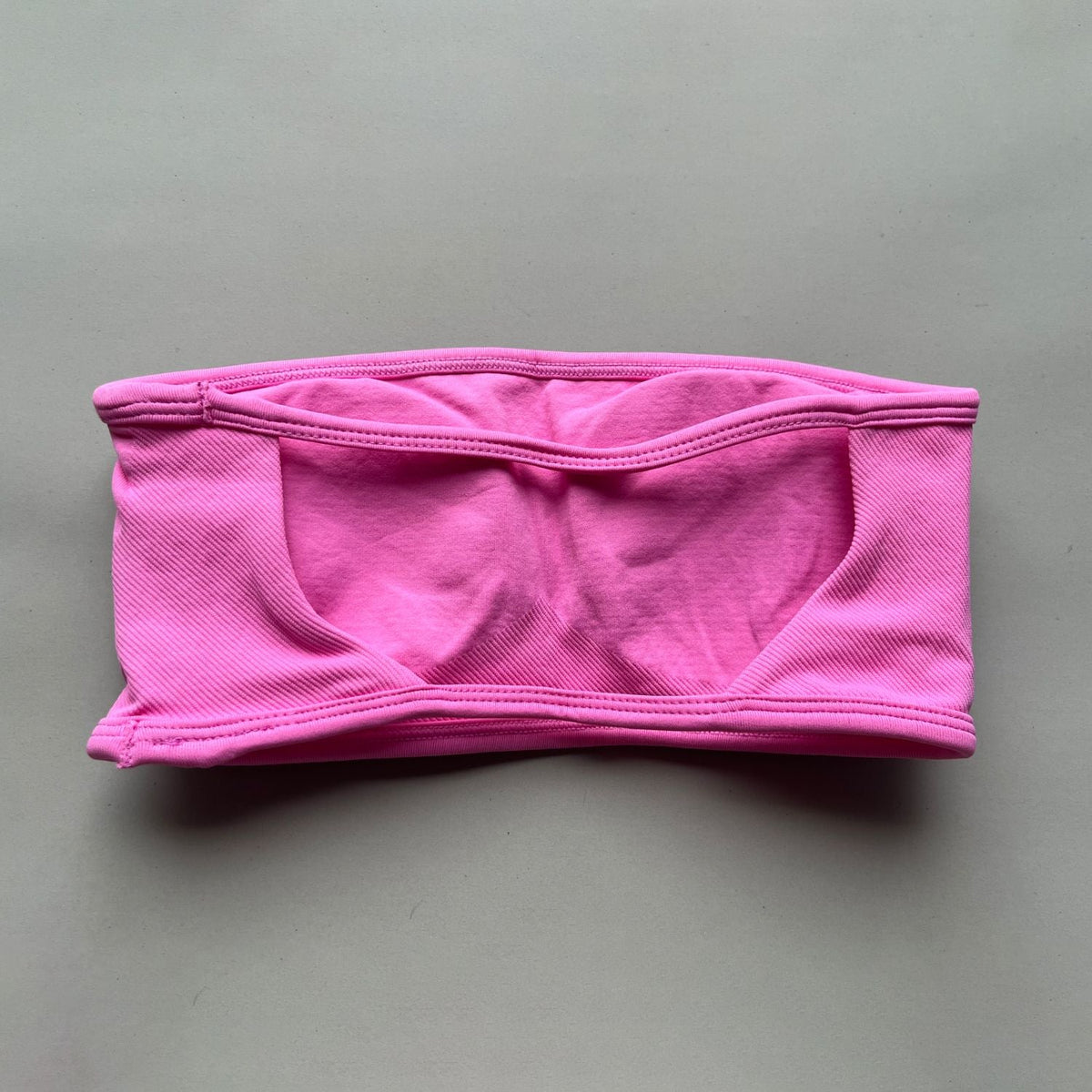 NO LOGO Backless Bandeau Sports Bra Gym Women Top Crop Tube Yoga Tops Halter Sports Seamless Bras Scrunch Workout Yoga Tank
