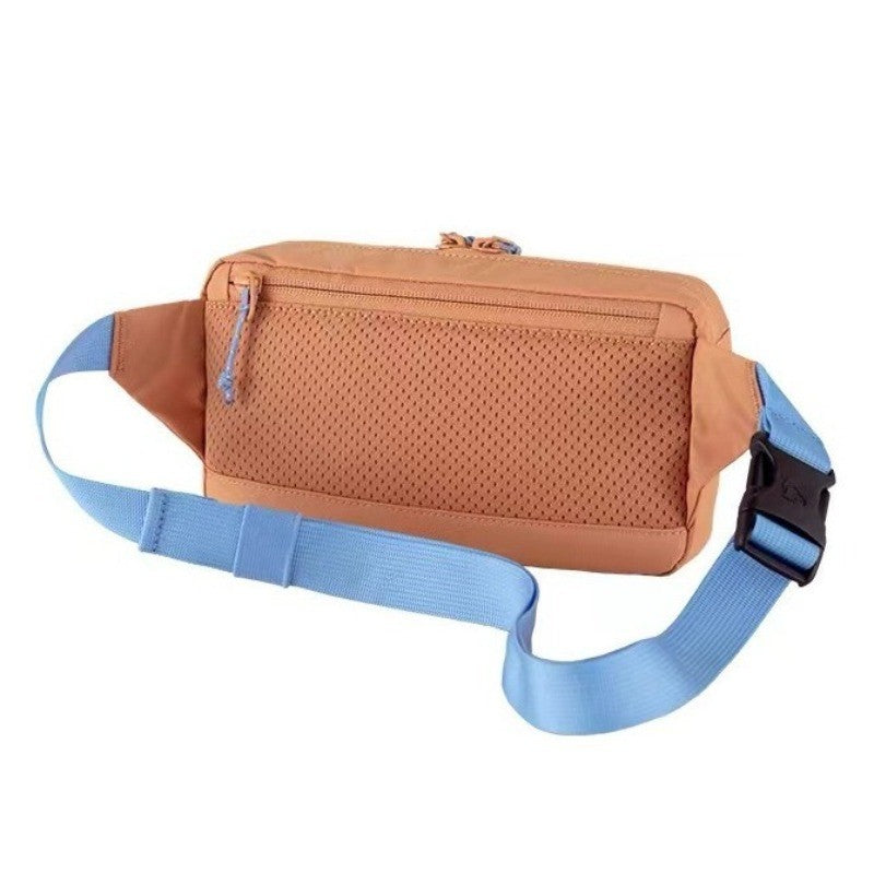 Fashionable Versatile Mini Shoulder Bag Portable Fitness Crossbody Waist Chest Bag for Men And Women Nylon Material