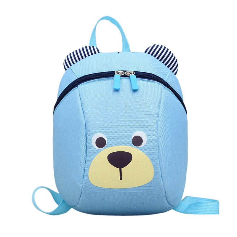 Bear 1-3 Years Old Anti-lost Schoolbag Piggy Cartoon Boys and Girls Kindergarten Primary and Secondary School Backpack