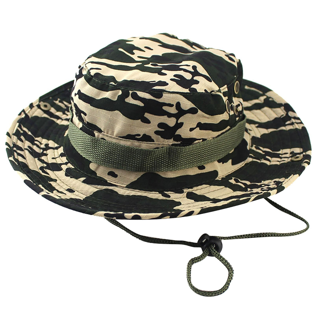 Fashion Men And Women Outdoor Camping Sport Travel Camouflage Fisherman Sunscreen Hat Foldable Wide Brim Soft Hat