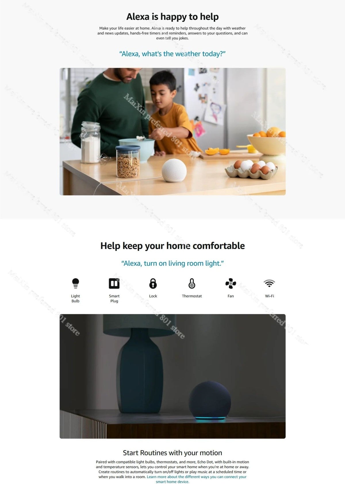 New Echo Dot (5th Generation, Released) with Clock | Smart Speaker with Clock and Alexa