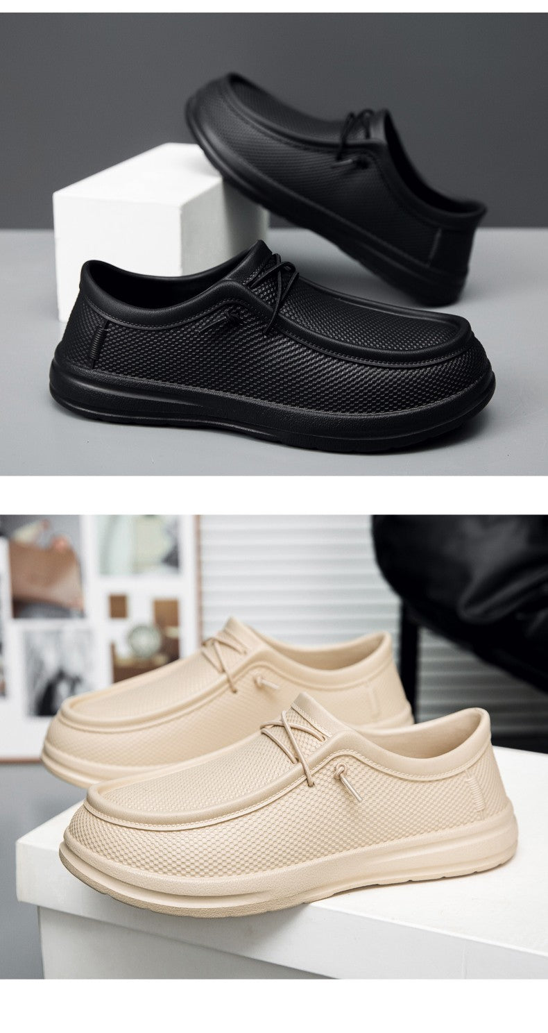 Hotel Chef Shoes Four Season soft sole Anti-skid Oil-proof Men Plus Size Kitchen work shoes Garden Shoes Labor Shoe Fishing Shoe