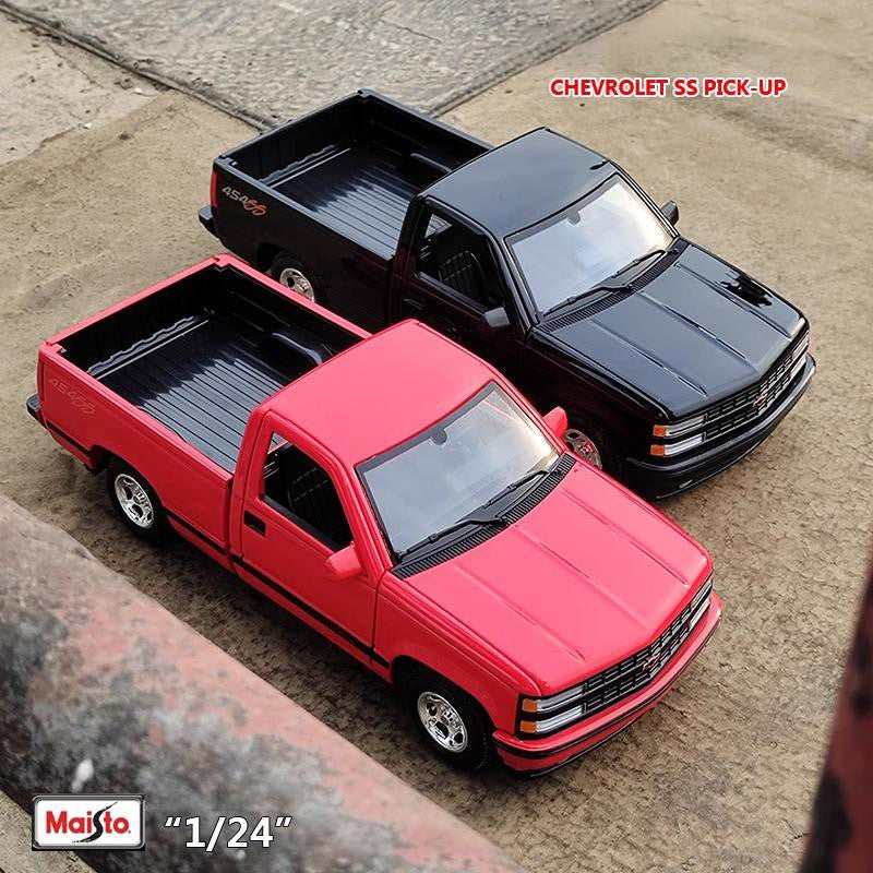 Maisto 1:24 Chevrolet 454 SS 1993 Picku Alloy Car Diecasts & Toy Vehicles Car Model Miniature Scale Model Car For Children
