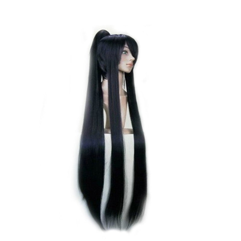 HAIRJOY Synthetic Hair Cosplay Wigs Long Ponytail Black Purple Red Grey Wig High Temperature Fiber