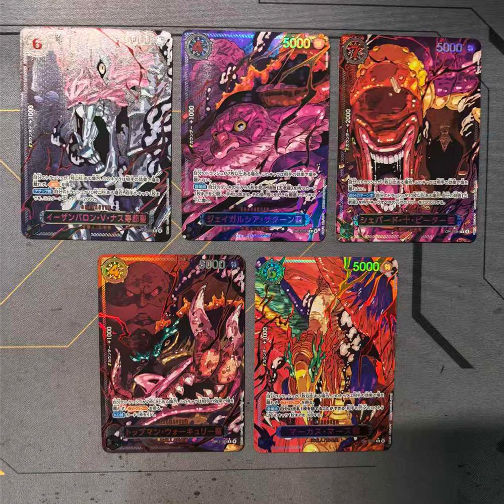 Anime characters ONE PIECE Nami Roronoa Zoro DIY Homemade texture Xtreme Game toys Collection card Christmas birthday gift